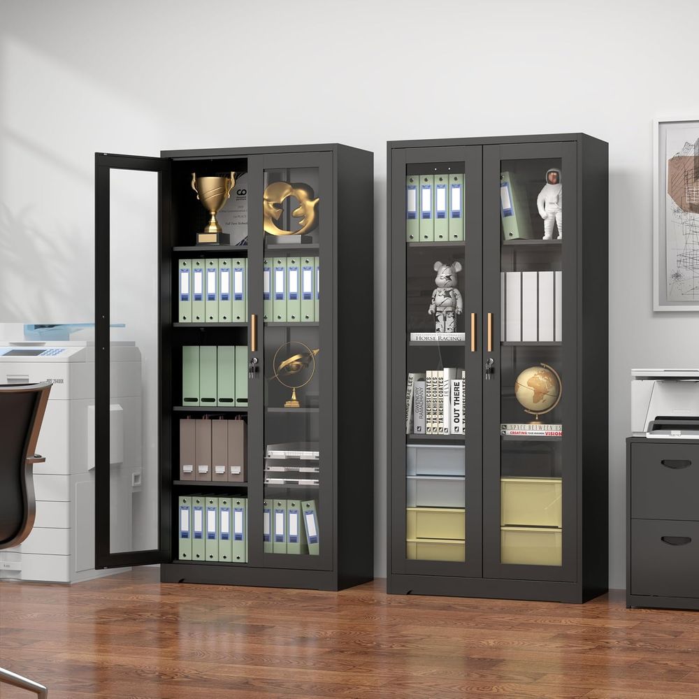 Стеклянная витрина с замком, м – обзор и цена Glass Cabinet Display