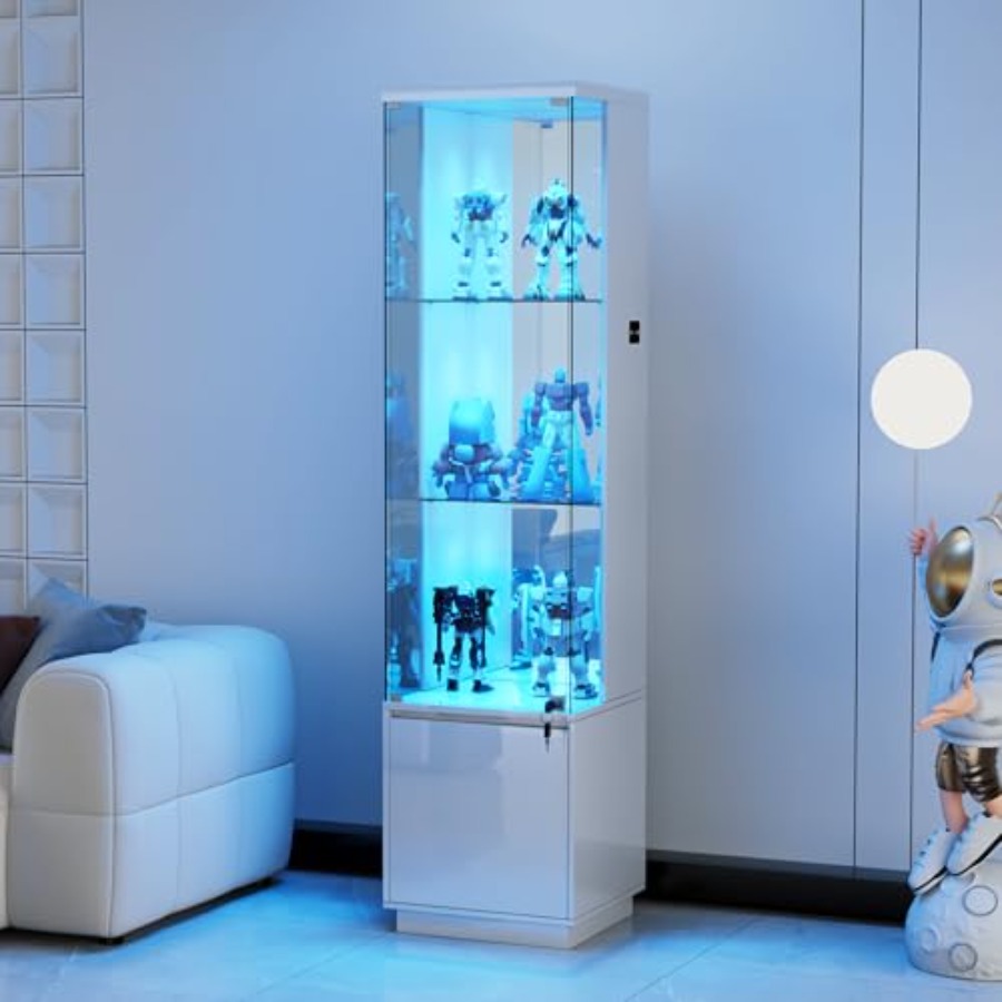 Угловой шкаф-витрина для гости – обзор и цена Glass Cabinet Display