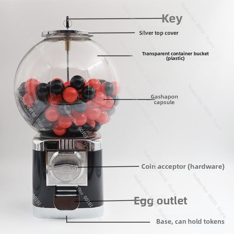 25-дюймовый ручной автомат для – обзор и цена Prize Capsule Toy Machine