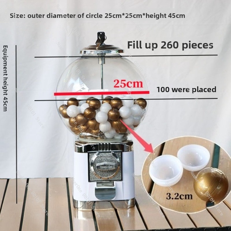 25-дюймовый ручной автомат для – обзор и цена Prize Capsule Toy Machine