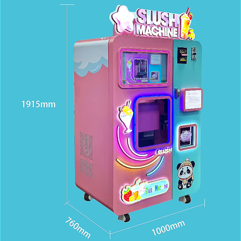 Автомат для приготовления ледя – обзор и цена Slushie Machine Vending